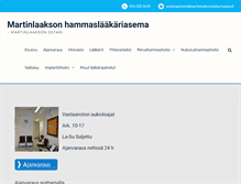 Tablet Screenshot of martinlaaksonlaakariasema.fi